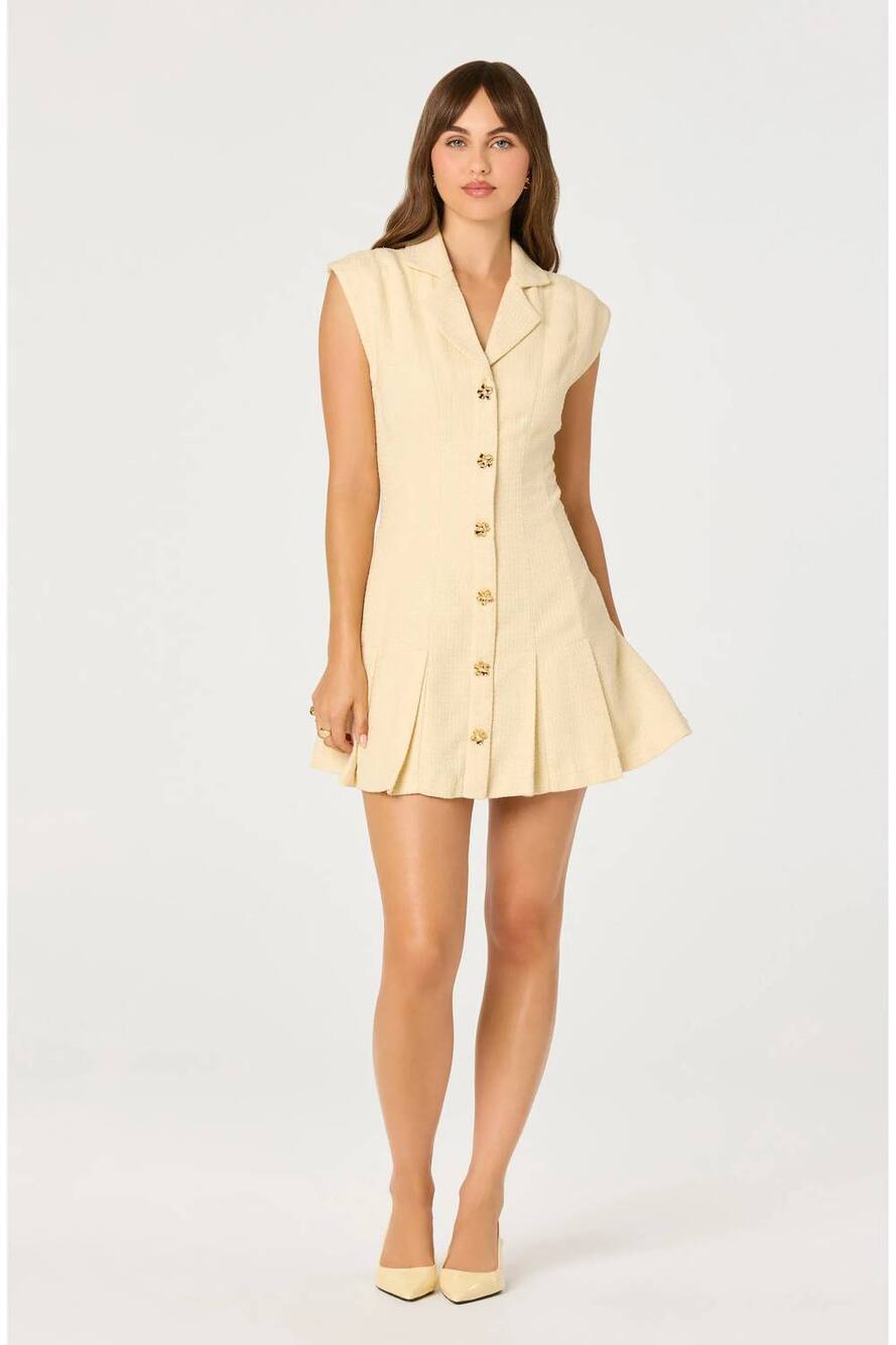 NEW ASTR dannie dress in yellow